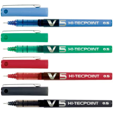Roller Pilot Hi-Tecpoint V5 0,5 mm nero  011690